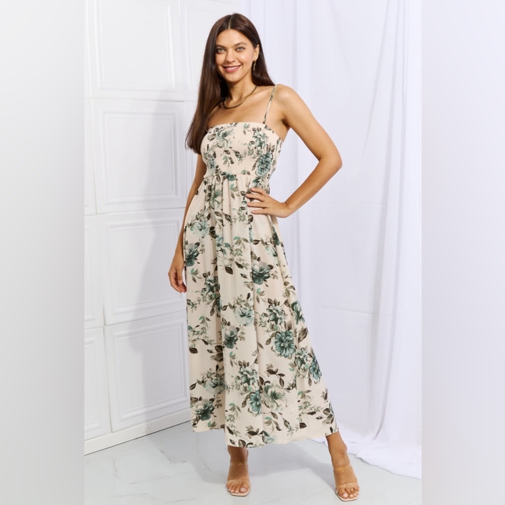 Floral Dreams Smocked Maxi Dress - Picture 6 of 6